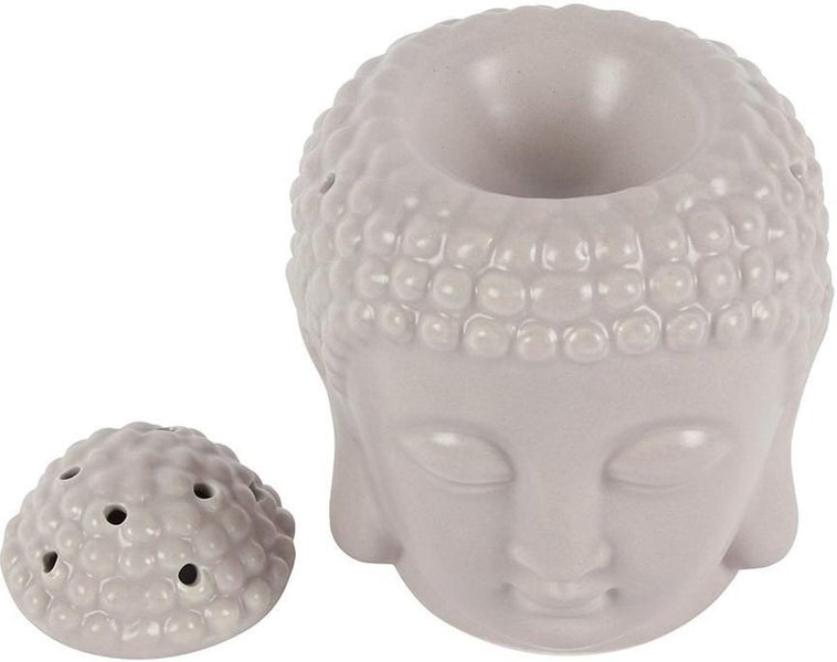 Small Grey Buddha Head Oil Burner Carousel 2