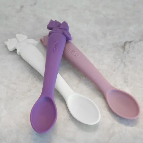 Melii: Silicone Spoons - Luxe Purple (Set of 3) Carousel 2