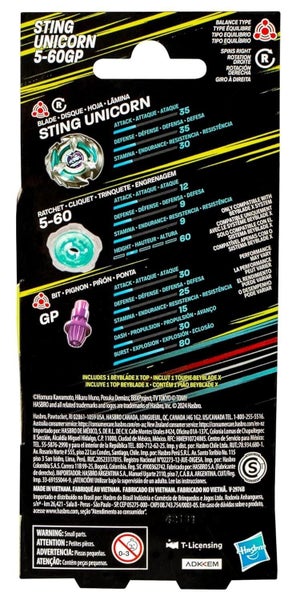 Beyblade X: Booster Pack - Sting Unicorn Carousel 4