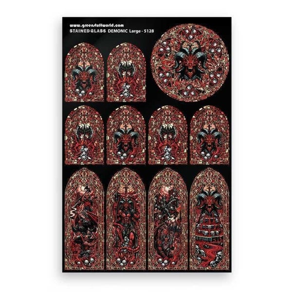 GSW: Demonic Stained Glass - Large Carousel 2