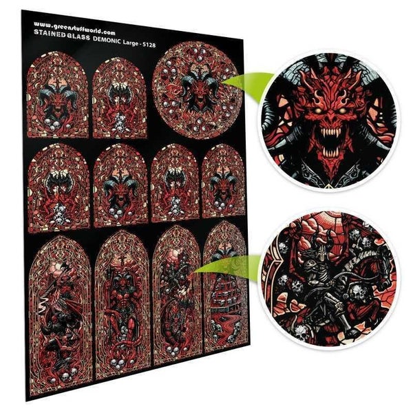 GSW: Demonic Stained Glass - Large Carousel 4