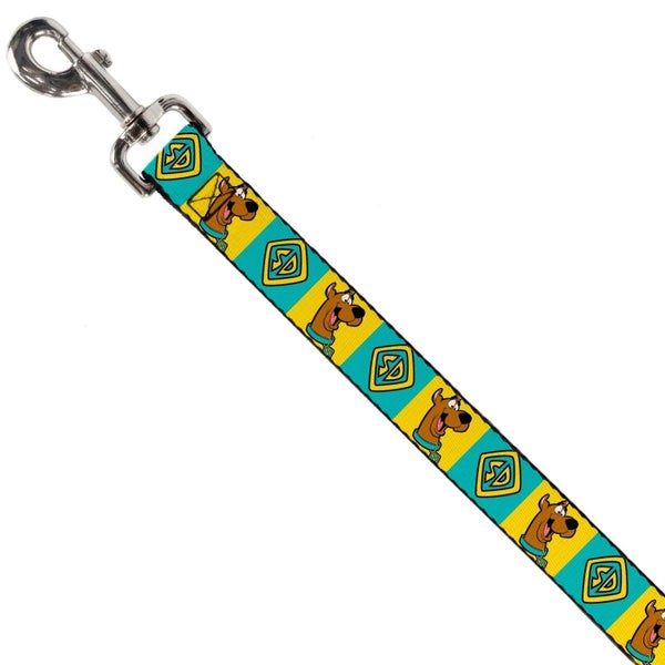 Scooby Doo: Scooby and Dog Tag Blocks Yellow / Blue - Dog Leash (0.5" 4Ft) Carousel 2