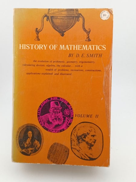 History of Mathematics by David Eugene Smith64386325285635110