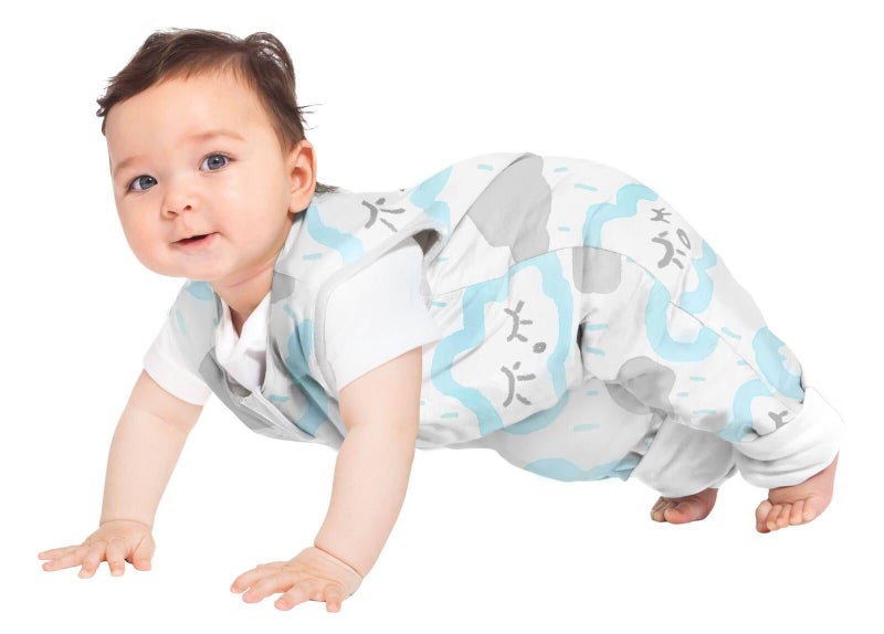 Baby Studio: Coolies No Arms 1.0 Tog - Peppermint Clouds (6-12 Months) Carousel 2