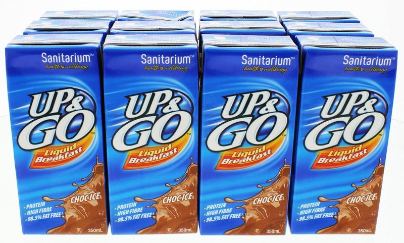 UP&GO Liquid Breakfast Choc Ice 350ml (12 Pack) Carousel 2