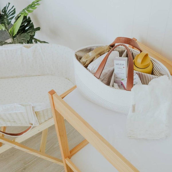 Nestling: Nappy Caddy - White Carousel 5