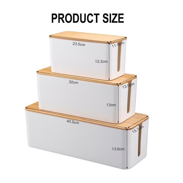 Cable Box Cable Management Solution (Set of 3) Carousel 5