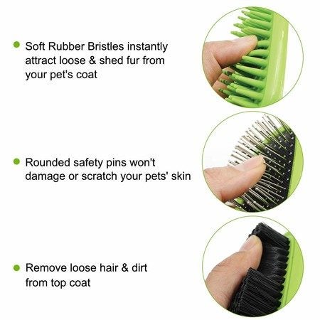 Grooming Comb for Dogs and Cats,Hair Removal and Open Knot Comb 3-in-1/5-in-1 Carousel 7