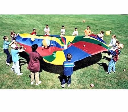 Play Parachute Toy Kids Multi-Coloured 3.5M Large Carousel 2