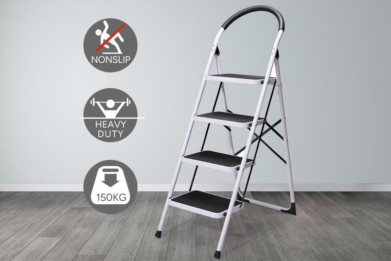 Certa Steel Frame 4-Step Folding Ladder Carousel 5