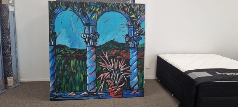 Dean Buchanan (NZ 1952-)'' Ingrids Place'' West Coast Carousel 1