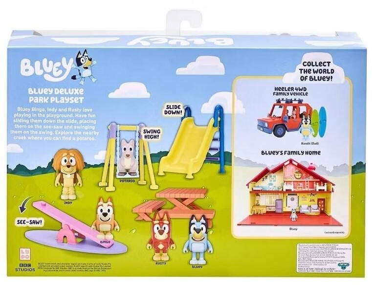 Bluey: Deluxe Park Themed Playset Carousel 4
