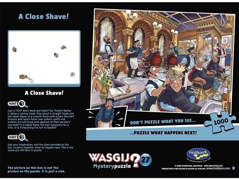 Wasgij Mystery #27: A Close Shave (1000pc Jigsaw) Carousel 2