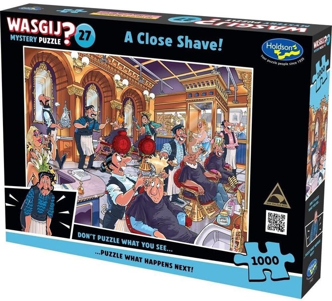 Wasgij Mystery #27: A Close Shave (1000pc Jigsaw) Carousel 3