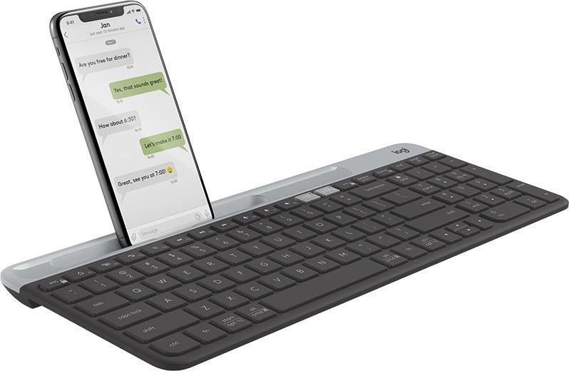 Logitech K580 Slim Multi-Device Wireless Keyboard Graphite Carousel 2