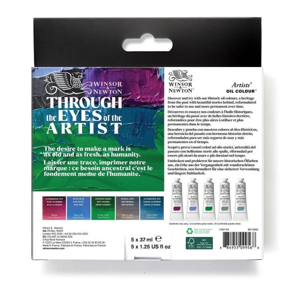 Winsor & Newton: Artists Oil Colour - Historical Set (5 x 37ml) Carousel 2