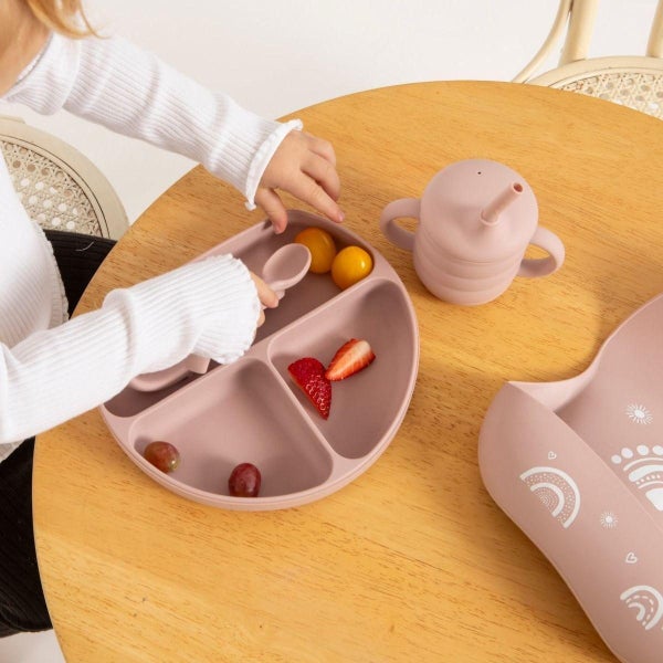 All4Ella: Comfy Grip Silicone Forks - Dusty Pink (2 Pack) Carousel 5