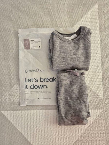 The Sleep Store Deluxe Merino Fleece Lounge Pyjamas (Grey) 2 years Carousel 1