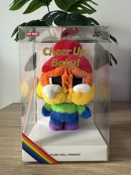 CRYBABY-CHEER UP,BABY! PLUSH PENDANT-POP MART-BRAND NEW! Carousel 1