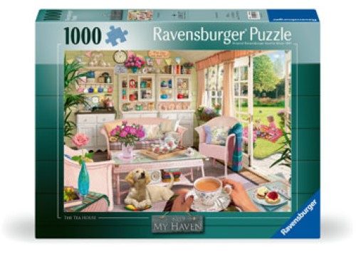 Ravensburger My Haven No 9 The Tea Shed Puzzle 1000 Pieces Carousel 1