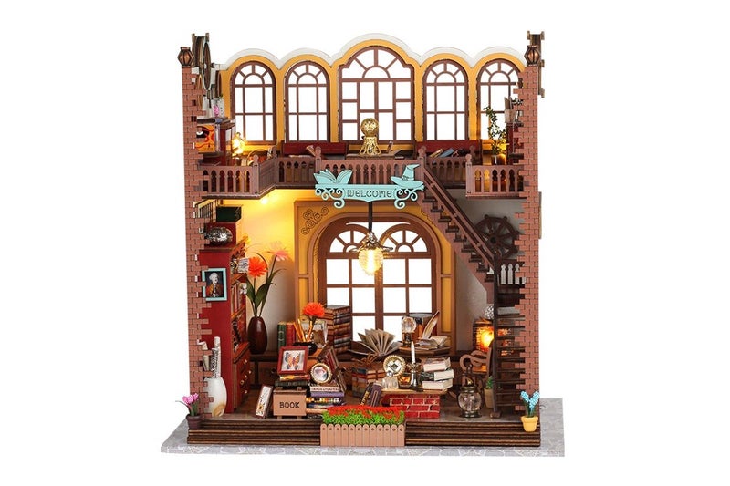 DIY Miniature Magic Book Shop Book Nook Carousel 1