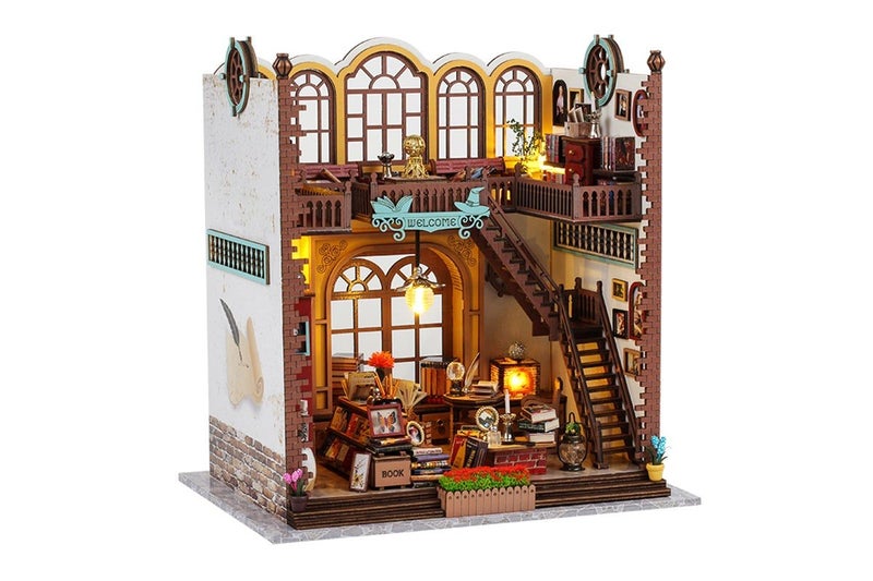 DIY Miniature Magic Book Shop Book Nook Carousel 2