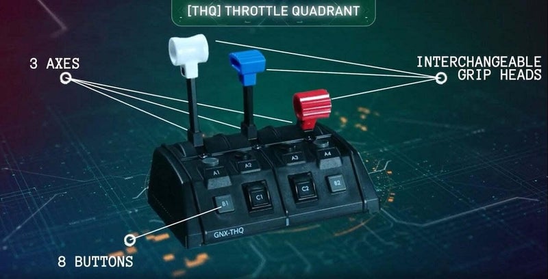 VKB Sim: GNX Throttle Quadrant Carousel 2