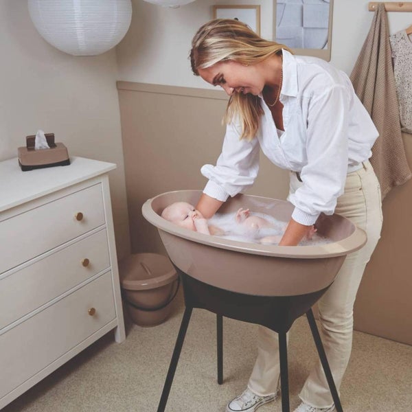 LUMA: Baby Bath Stand - Dark Grey Carousel 5