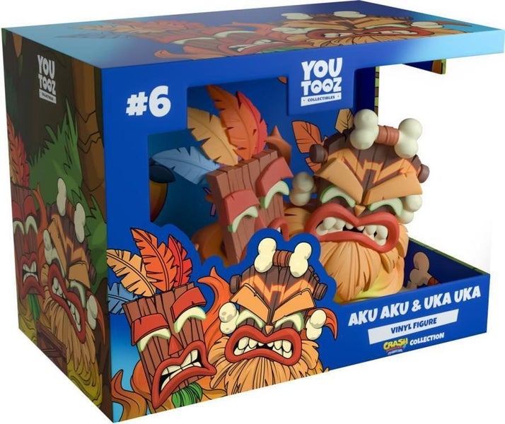 Crash Bandicoot: Aku Aku & Uka Uka - YouTooz Vinyl Figure Carousel 5