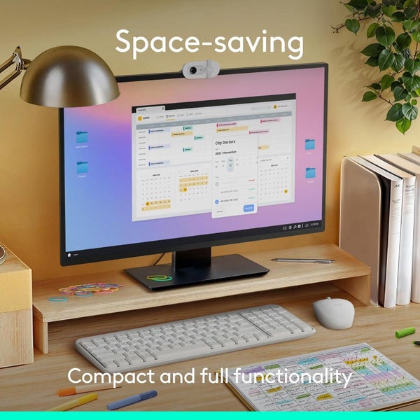 Logitech MK250 Compact Bluetooth Wireless Keyboard and Mouse Combo Off-White Carousel 5