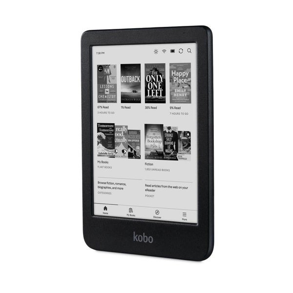 Kobo Clara BW 6" E-Ink Carta Display Comfort Light Pro & Waterproof E-Reader Carousel 2