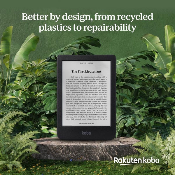 Kobo Clara BW 6" E-Ink Carta Display Comfort Light Pro & Waterproof E-Reader Carousel 5