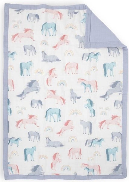 Little Unicorn: Toddler Bedding Set - Unicorns Carousel 5