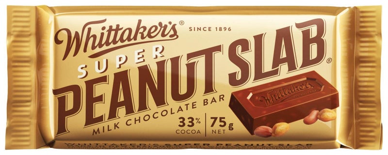 Whittaker's Chocolate Super Peanut Slab 75g Carousel 2
