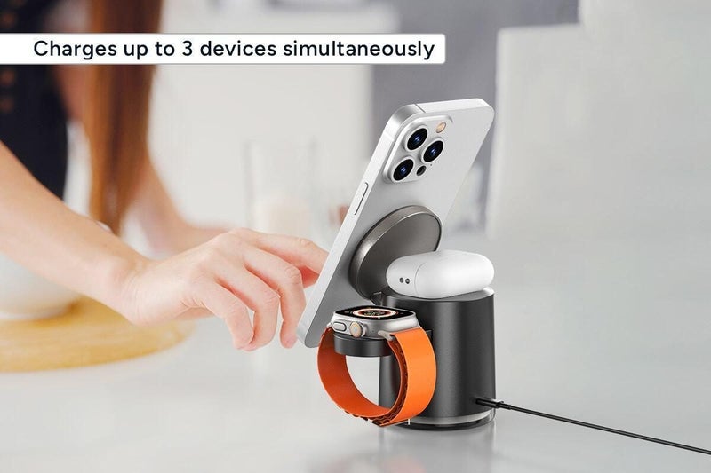 Kogan 3-in-1 Qi2 Foldable Wireless Charging Stand Carousel 2