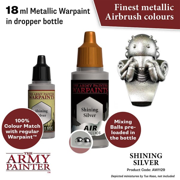 Army Painter: Warpaints Air - Shining Silver Carousel 2