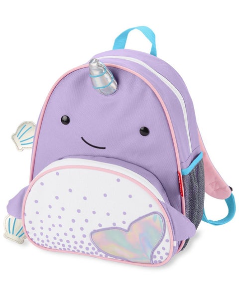 Skip Hop: Zoo Little Kid Backpack - Narwhal Carousel 2