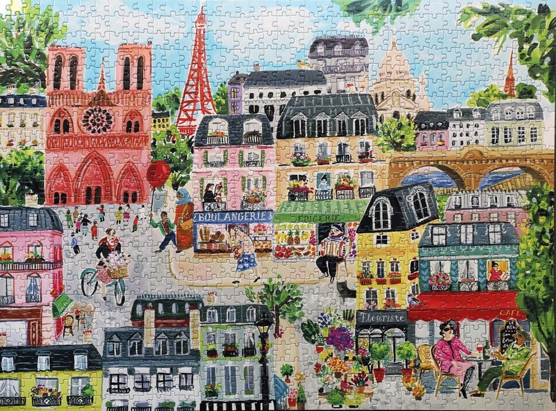 eeBoo: Paris In A Day (1000pc Jigsaw) Carousel 4