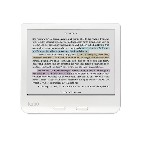 Kobo Libra Colour 7" E-Ink Colour Display with Stylus 2 Compatability &... Carousel 2
