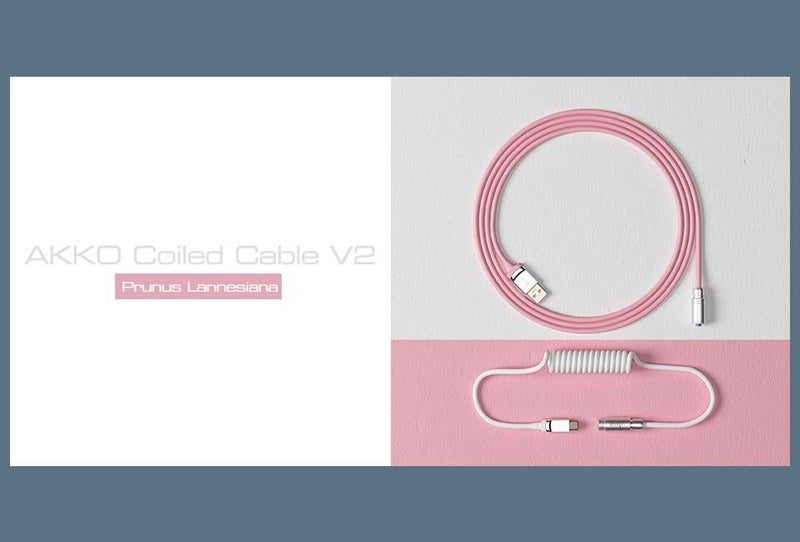 Akko: Coiled Aviator Cable V2 Prunus Lannesiana Carousel 2