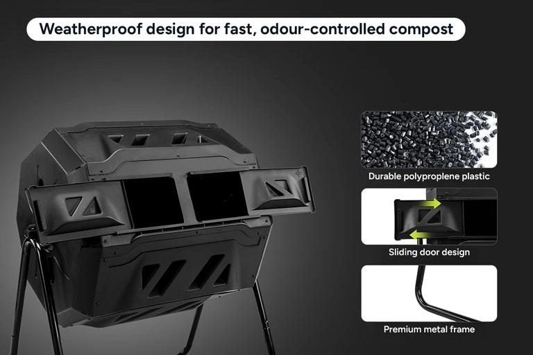 Certa 160L Outdoor Tumbling Compost Bin Carousel 2