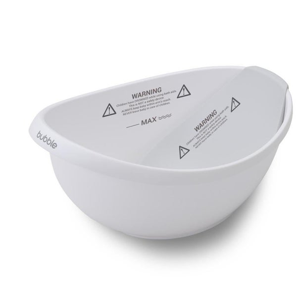 Bubble: Baby Bath with Newborn Support Insert - White Carousel 5