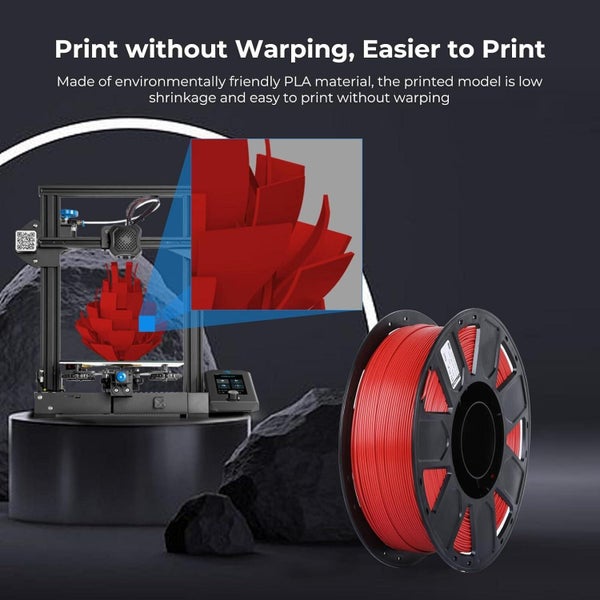 Creality Ender-PLA Filament 1.0Kg 1.75mm-Red Carousel 2
