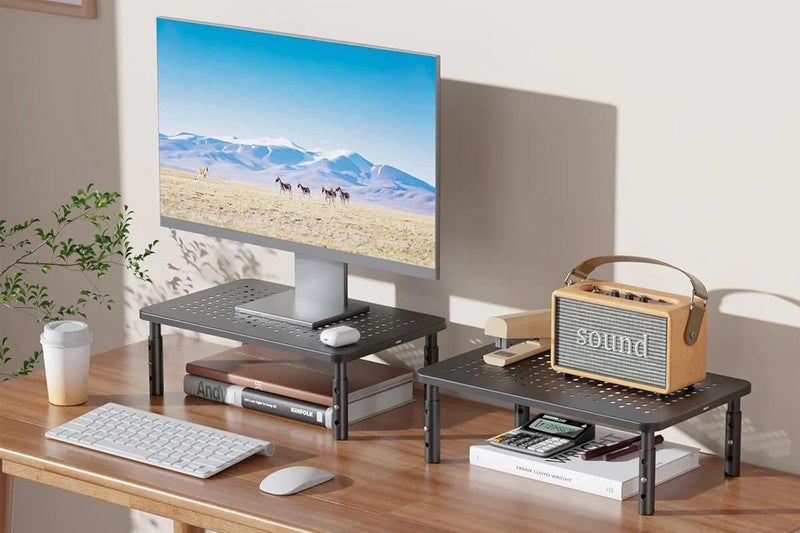 Kogan Height Adjustable Ergonomic Laptop and Monitor Stand Carousel 2