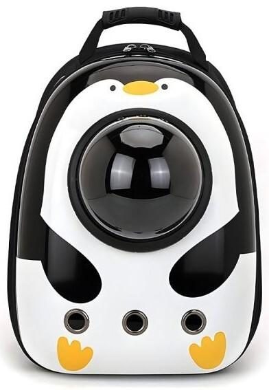 Pawise: Cat Carrier Backpack with Air Holes - Penguin Carousel 2