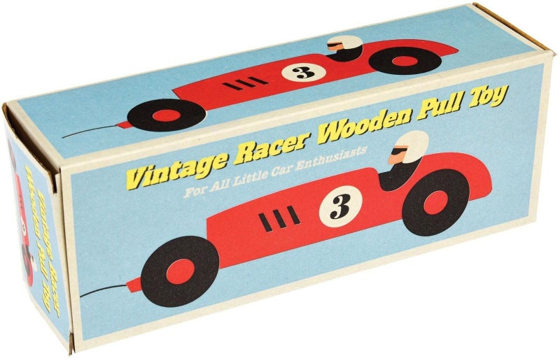 Rex London: Vintage Racer Pull Toy - Red Carousel 3