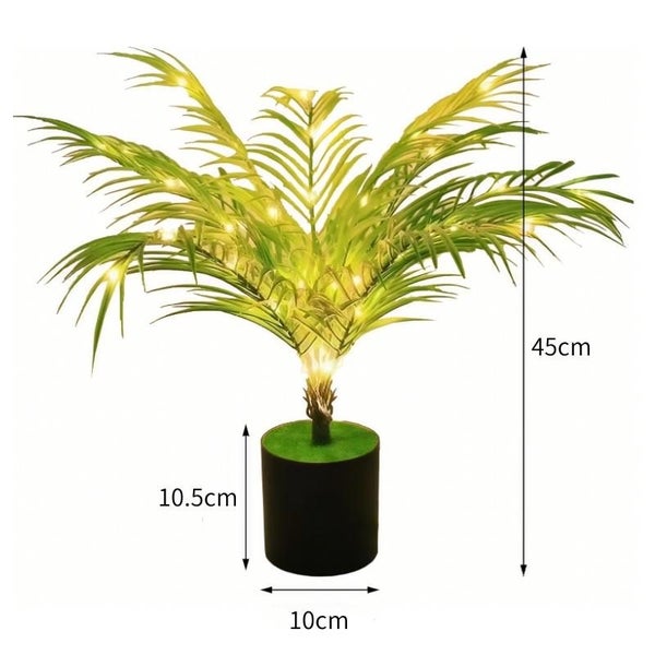 Artificial Plant Table Lamp - Lifelike Decorative Lighting Carousel 2