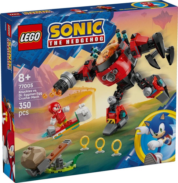 LEGO Sonic the Hedgehog: Knuckles vs. Dr. Eggman Egg Crusher Mech - (77005) Carousel 5