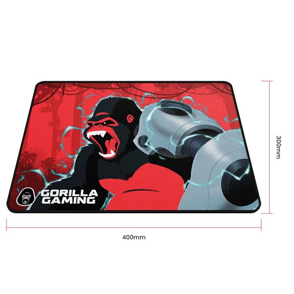Gorilla Gaming Mouse Pad - Neon Red Carousel 2