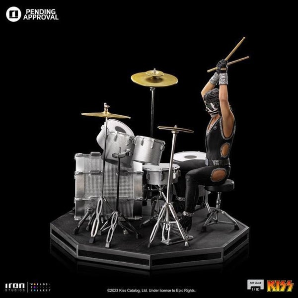 Kiss: Peter Criss - Art-Scale Statue Carousel 2